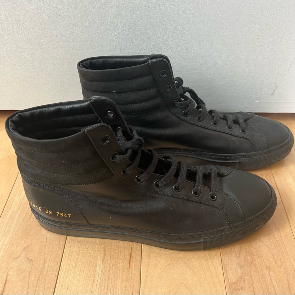 Rarely Worn Black Common Projects - image 3